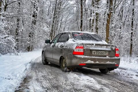 Приора зимой