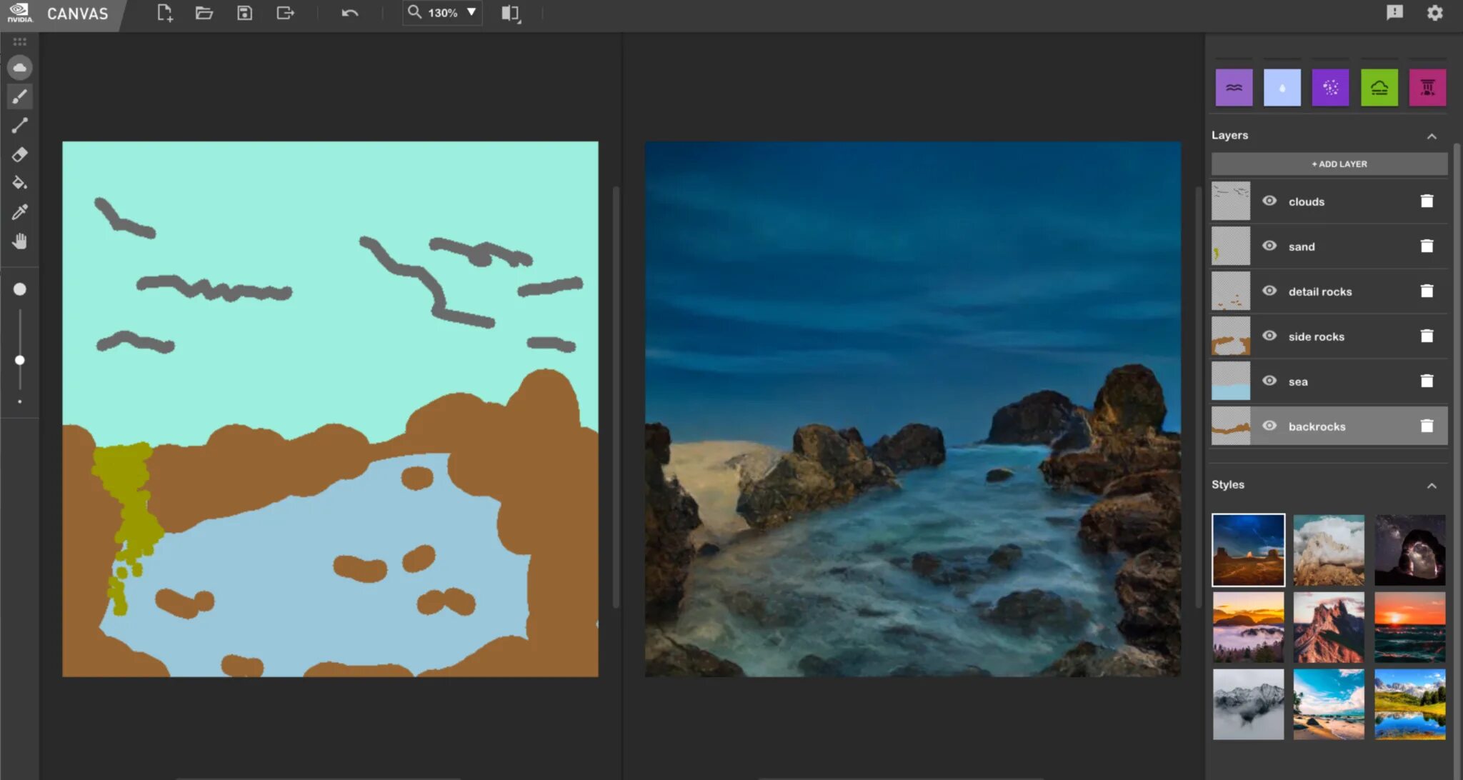 Как называется приложение картина. Nvidia canvas. canvas приложение. canvas графический редактор. nvidia нейросеть пейзажи.