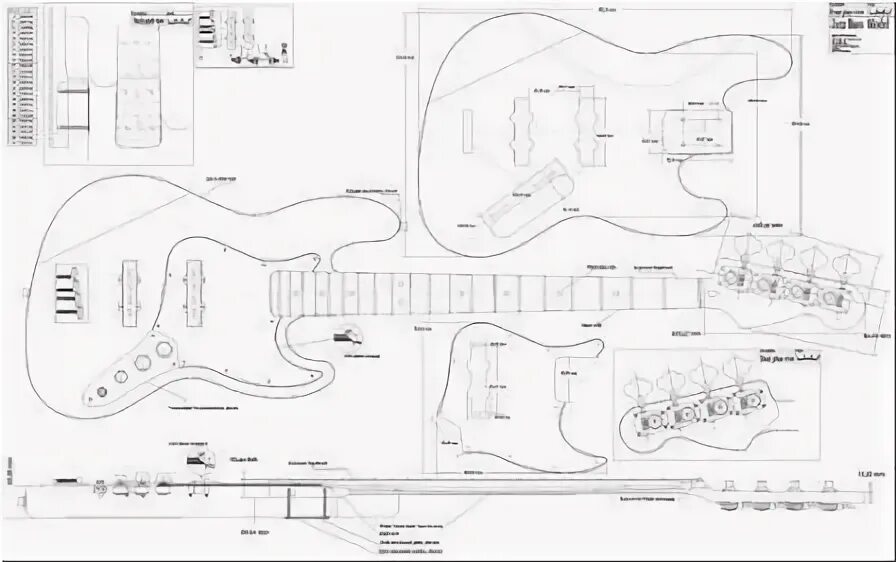 Бас гитара чертеж. Чертёж бас гитары fender. fender jazz bass чертеж.
