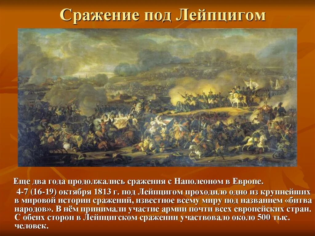 Октябрь события в истории. 1813 16 19 Октября битва народов. Битва народов под Лейпцигом 1813. 1813 Год битва под Лейпцигом. 18 Октября 1813 года битва народов под Лейпцигом.