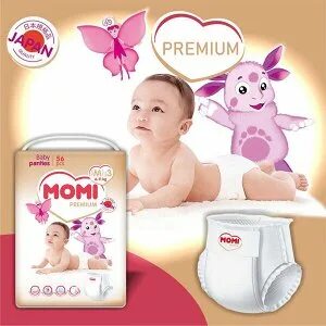 Подгузники Momi m 6-11кг. Momi Premium подгузники.