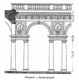 Опираясь на колонну