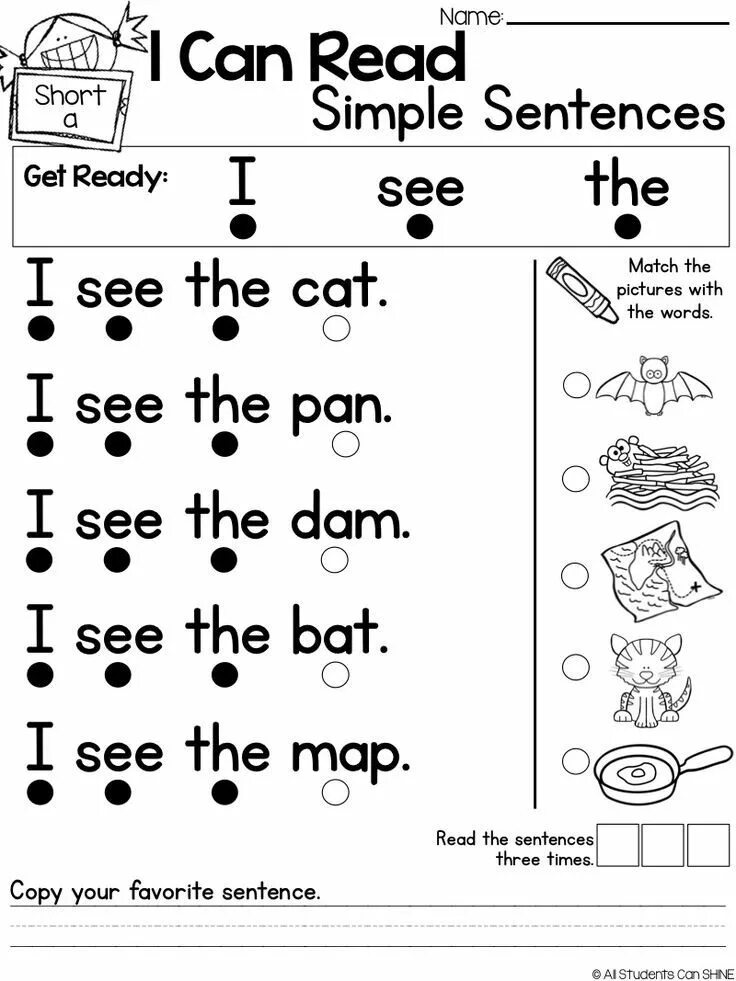Read the sentences 1 8 and. Worksheets чтение. English Worksheets чтением. Чтение i Worksheets. Чтение Worksheets for Kids.