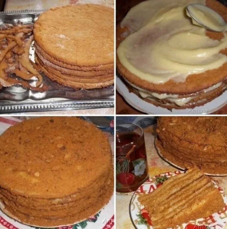 Коржи без меда