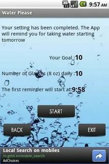 Water please