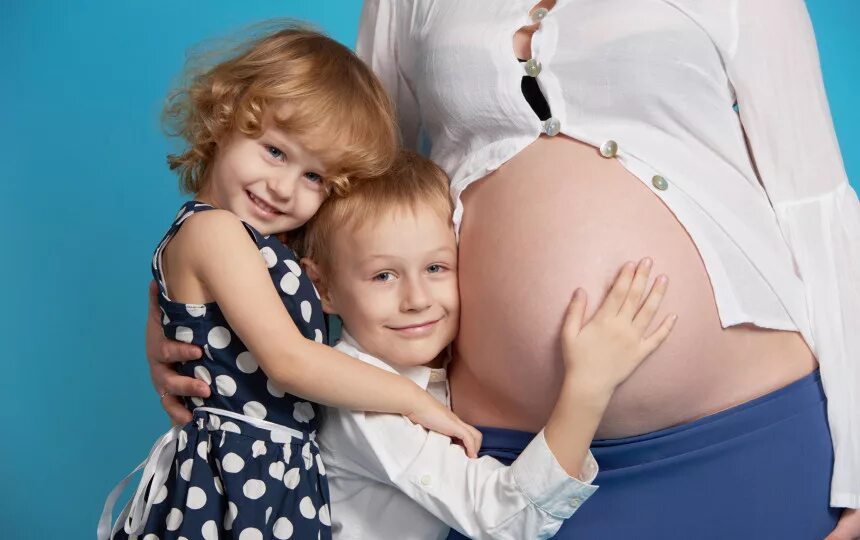 Мамы беременные мальчиком. Mother and girl bellies.