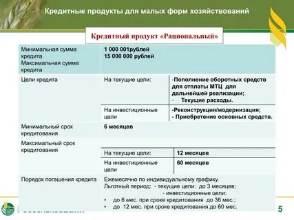 Новые кредитные продукты