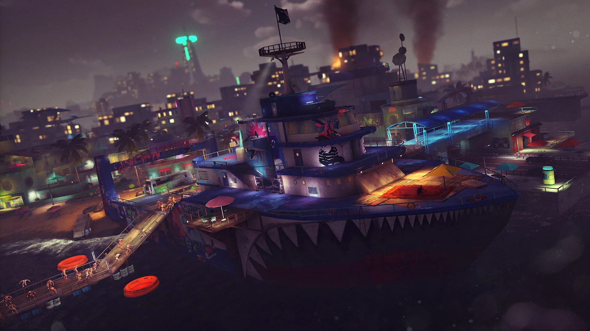 Sunset deadlock. Sunset overdrive. sunset city игра. sunset overdrive картинки. sunset overdrive screenshots.