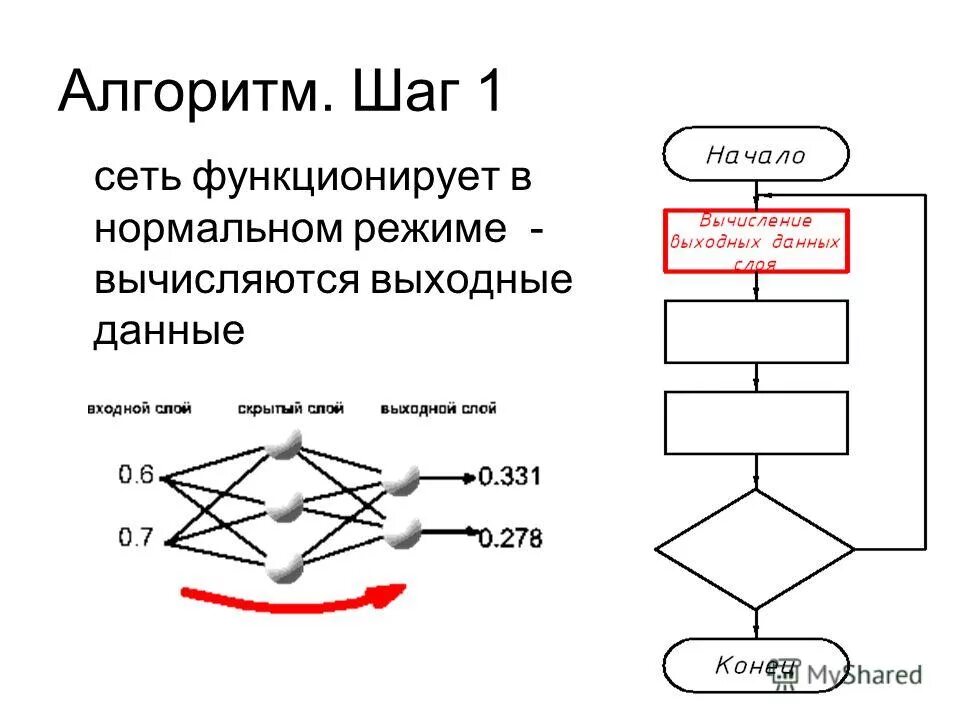 Алгоритмы нейронных сетей. Блок схема алгоритма обратного распространения ошибки. Нейросетевые алгоритмы. Сетевой алгоритм. Схема алгоритма нейронной сети.