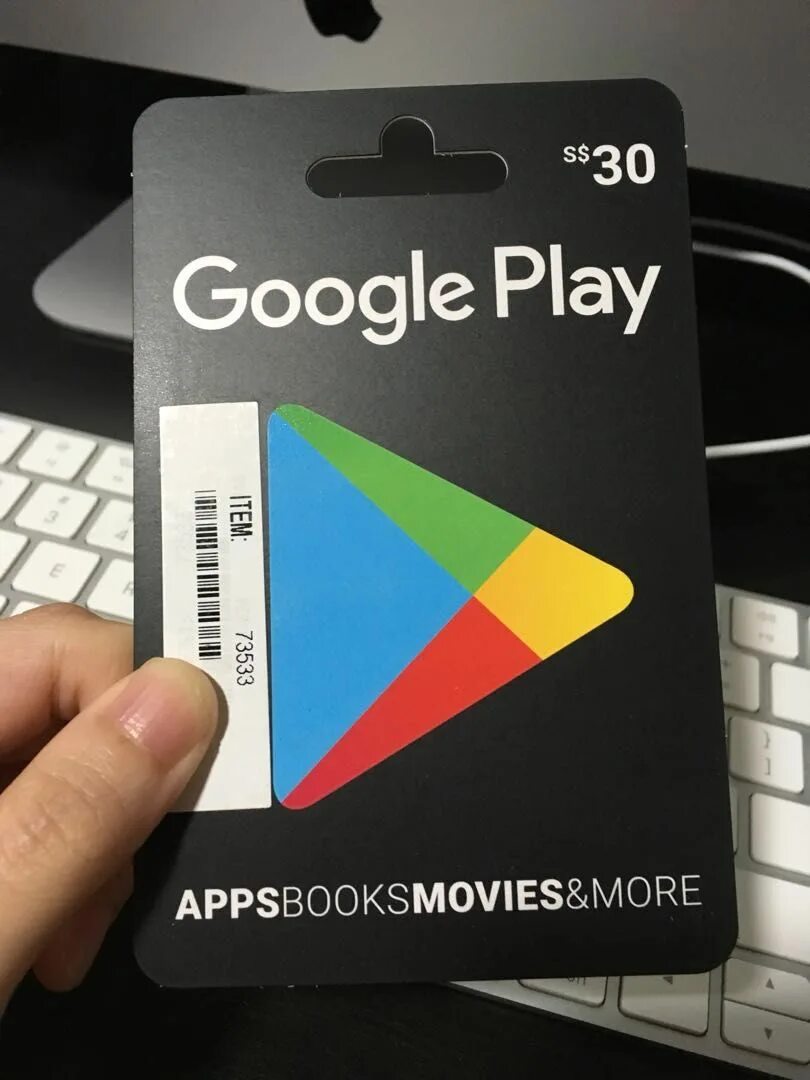 Подарочная карта google play россия