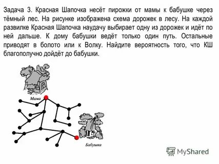 Красная шапочка пошла в гости к бабушке