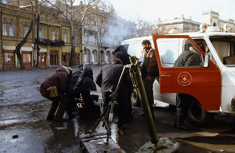 Грузия после ссср. Тбилиси 1993.