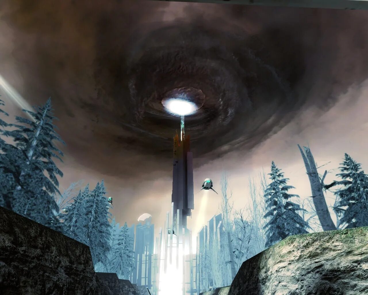 Башня альянса. Цитадель из half life 2. цитадель альянса half life 2. half-life 2 цитадель арт. half life 2 башня.