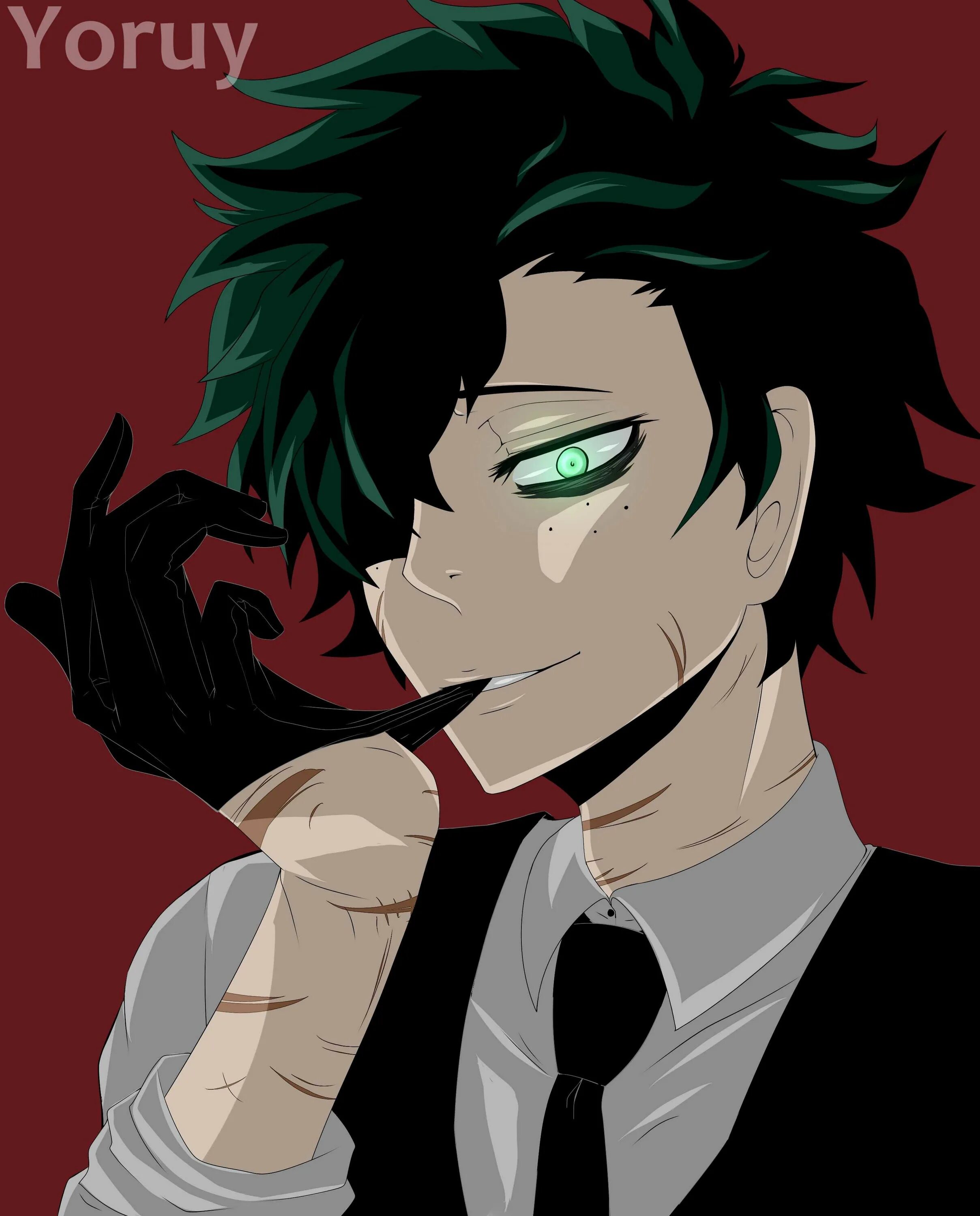 Dark мидория. Dark мидория изуку. мидория villian. мга озвучка комиксов. мидория демон.