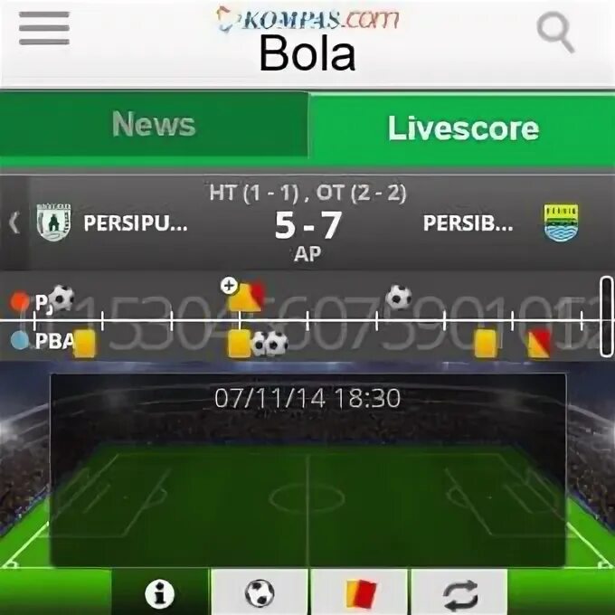 Live score bola