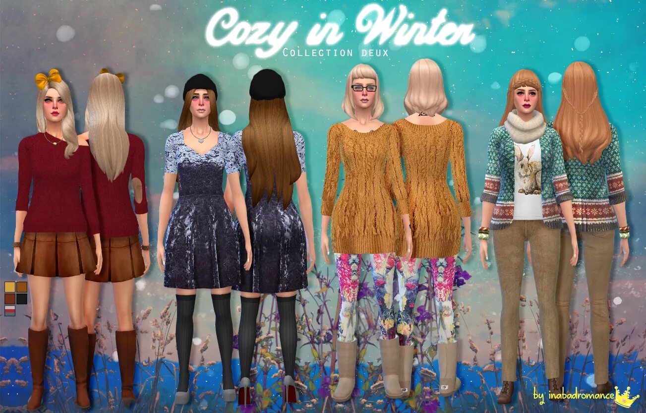 Зимняя одежда 4. Sims 4 зимняя шапка. Зимняя одежда для симс 4 женская. Укороченный женский зимний свитер симс. Куртка мужская симс 4.
