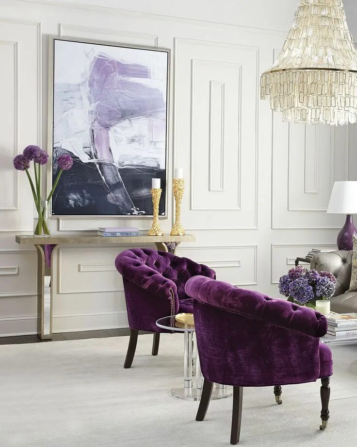30+ Awesome Purple Living Room Furniture Ideas - The Urban Interior Purple livin