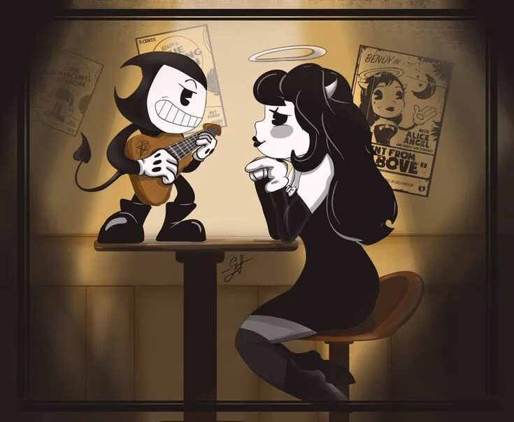 Бенди бекки девочка. Алиса x элис batim. Бенди и алиса. Бенди и алиса. Bendy girl.