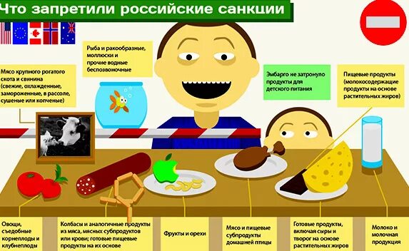 Запрещенные продукты в России. Санкции на ввоз продуктов. Запрещенные товары в России. Запретные санкции.