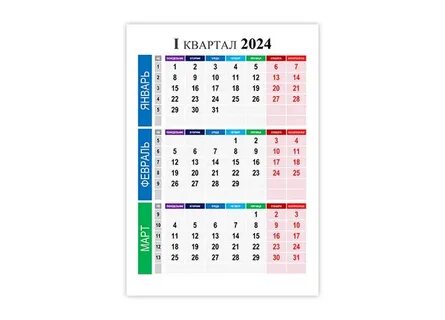 Третий квартал это какие месяцы 2024