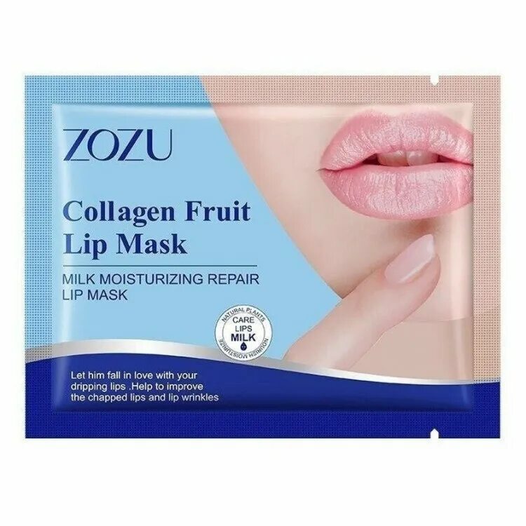 Zozu маска для губ. Гидрогелевый патч для губ с экстрактом персика collagen fruit lip mask. патчи zozu. маска патчи для губ zozu collagen fruit.