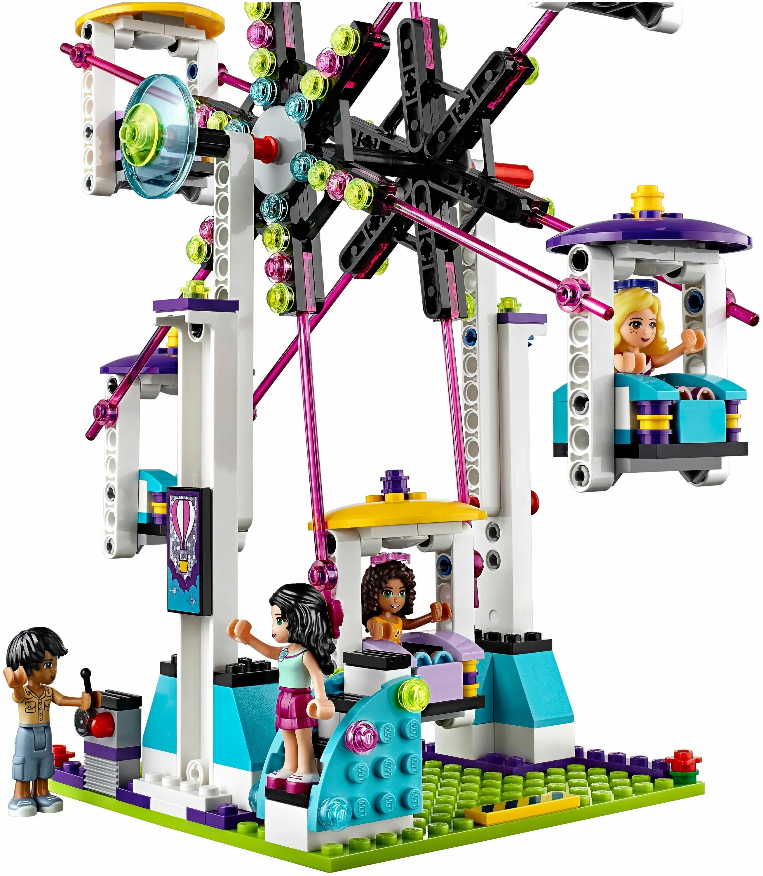 конструктор lego friends 41127 парк развлечений: игровые автоматы. лего френдс парк аттракционов. лего френдс парк развлечений 41130. лего френдс космос. конструктор bela 10563 американские горки в парке развлечений, lego 41130.