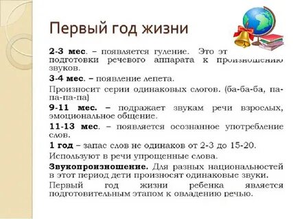 Ребенок говорит слова в полтора года