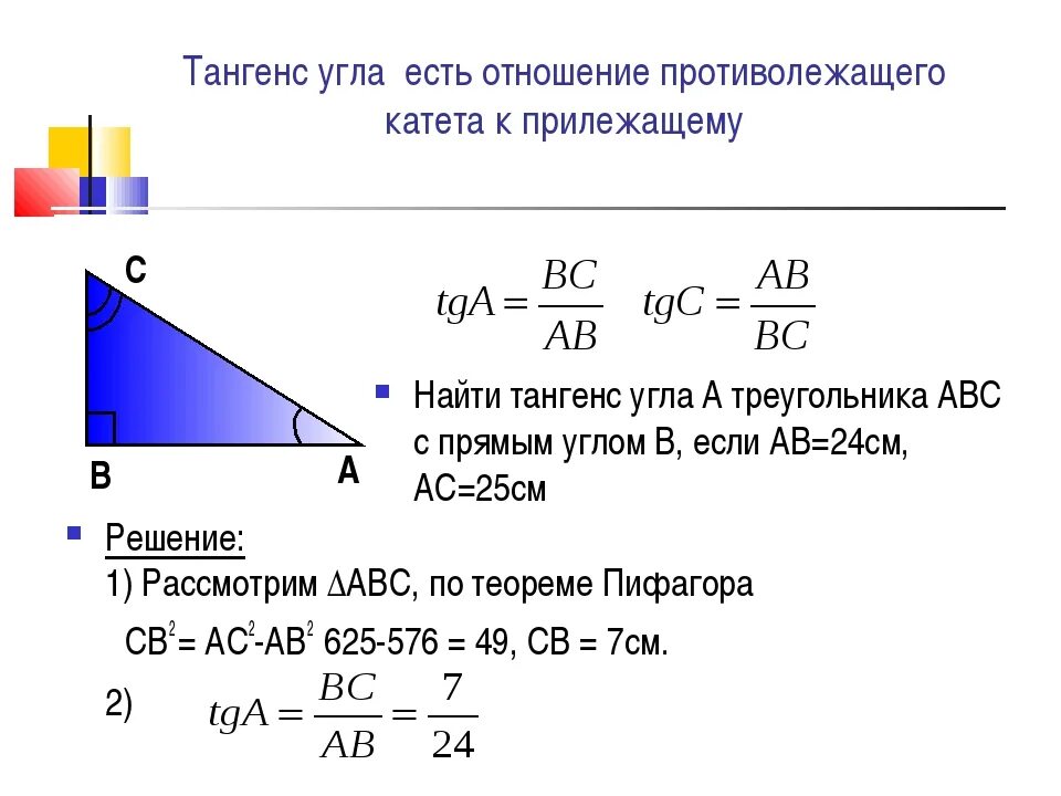 Тангенс любого острого угла меньше единицы средняя. Синус это отношение противолежащего катета к гипотенузе рисунок. Как вычислить тангенс треугольника. Соотношение тангенса и синуса. Тангенс угла в треугольнике это отношение.