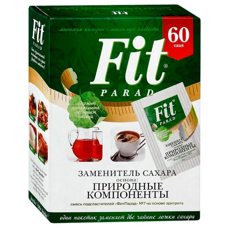 Стевиозид Fit parad. ФИТПАРАД №7 саше 60 г. Сахзам Fit parad 7. Фит-парад 7 сахарозаменитель.