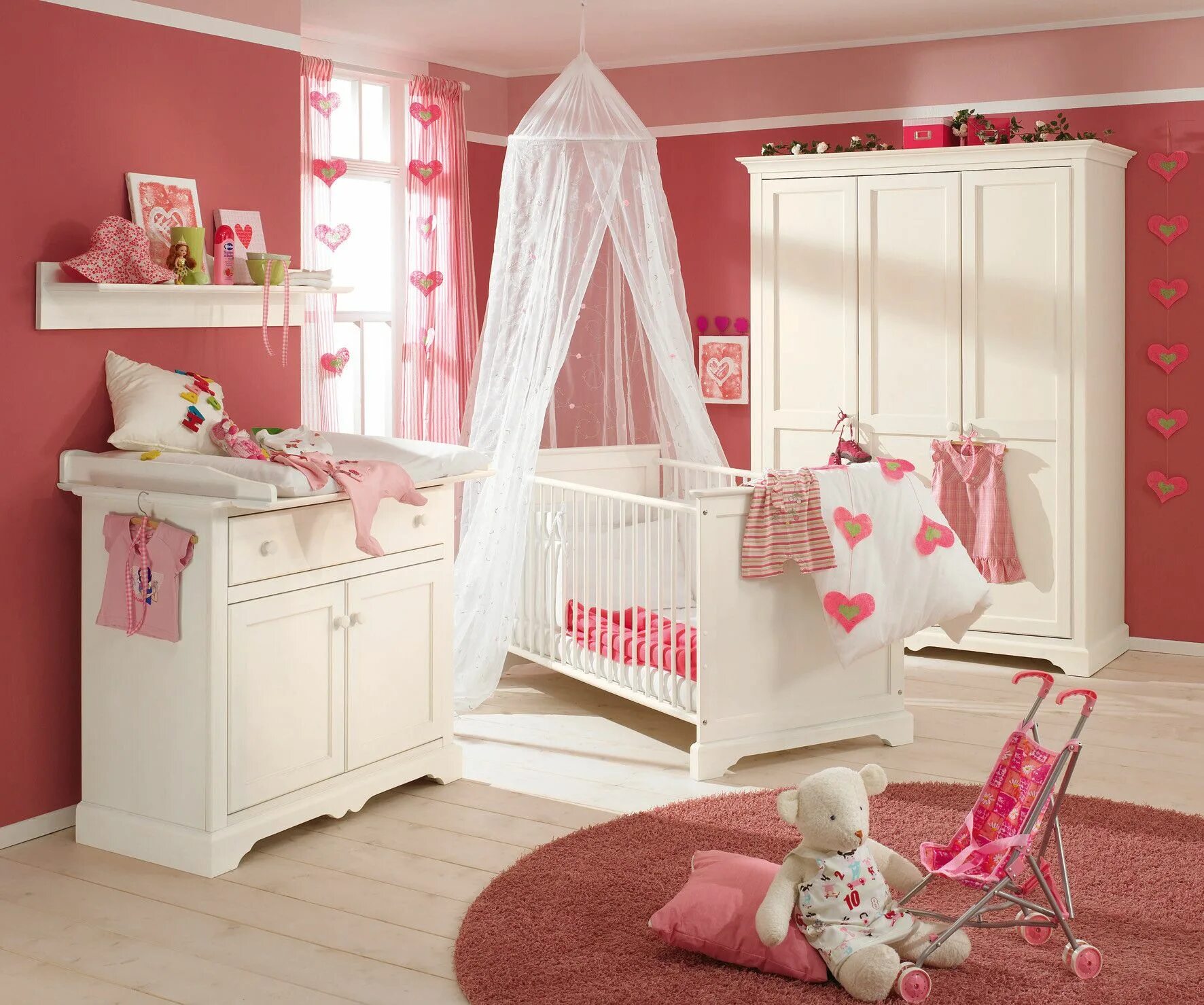 Baby bedroom. Комната для новорожденного. Комната для младенца девочки. Комната для новорожденной девочки. Спальня для новорожденной девочки.