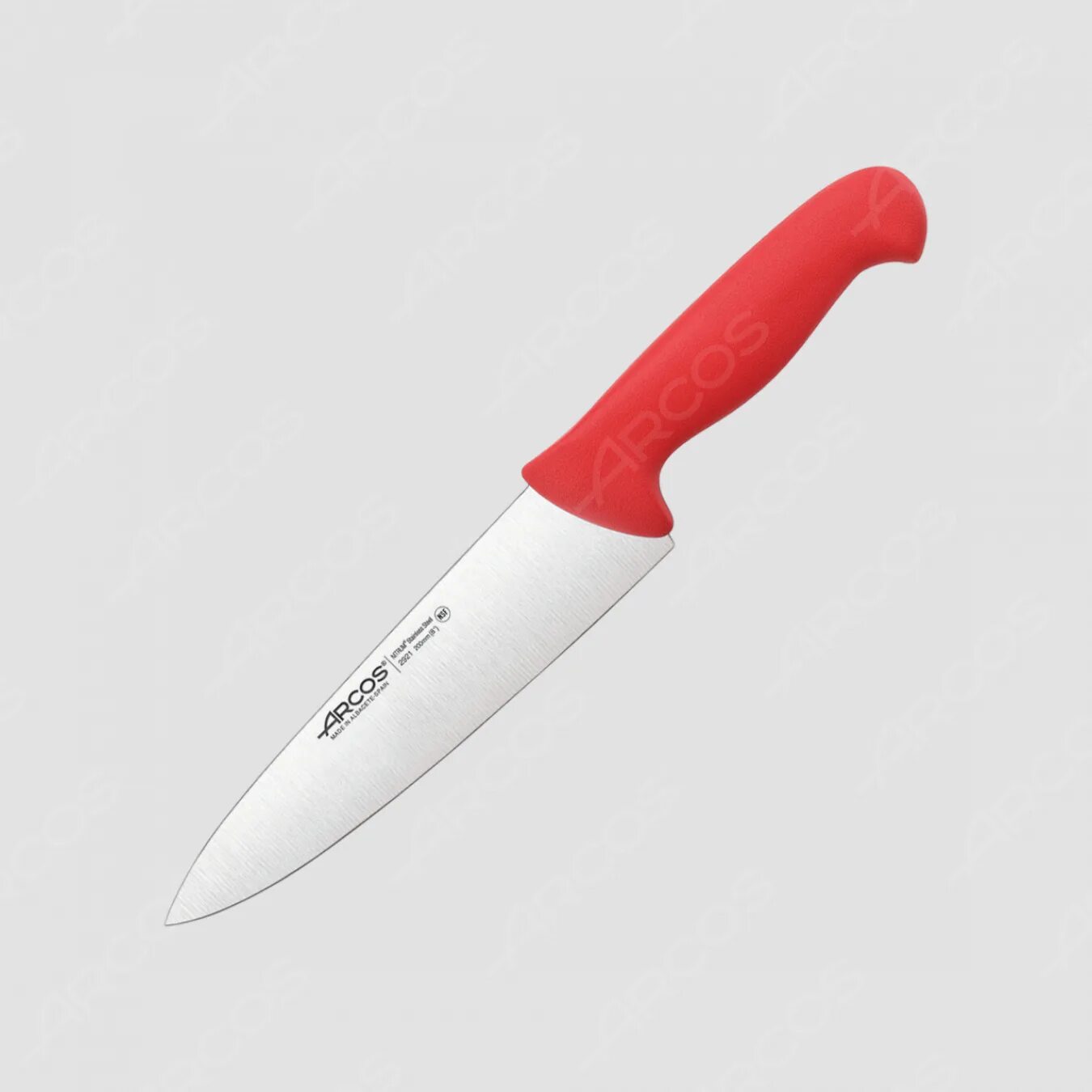 Поварской универсальный. Кухонный нож Arcos 2900 291922. Кухонный нож Arcos 2900 291722. Нож поварской 380/240, в=55мм красный "Prof". Кухонный нож Arcos 2900 290822.