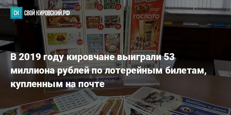 Победы в розыгрышах и лотереях. Кировчанин выиграл в лотерею 1 миллион. Можно ли продавать лотерейные билеты несовершеннолетним.