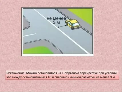 Сколько метров от поворота можно парковаться
