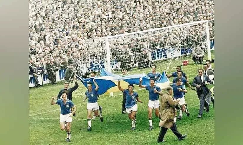 Бразилия-Швеция 1958 финал. 1958 Год Бразилия Швеция.