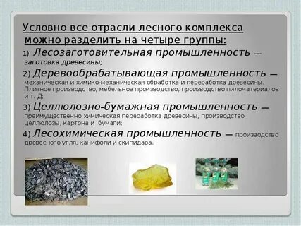 Лесохимическая промышленность