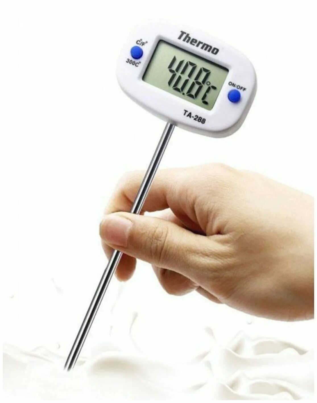 термометр цифровой с выносным датчиком -50 - +110c (черный). термометр ta-288 с щупом 7 см. пищевой термометр thermo ta-278. Rst 02151. термометр та288 цифровой с коротким щупом.