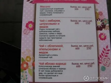 Мармелад меню