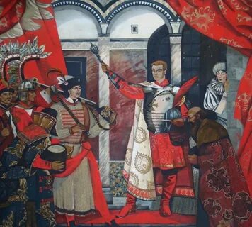 Въезд лжедмитрия 1 в москву