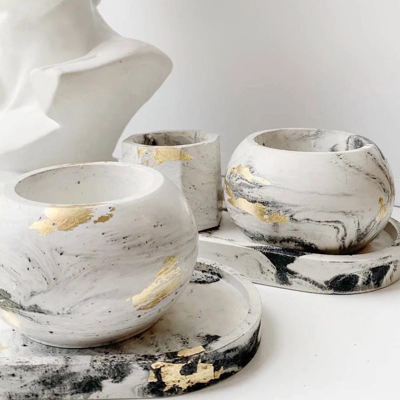 Мастер класс по гипсу для интерьера Stunning Floral Fossils by @iamronnicole