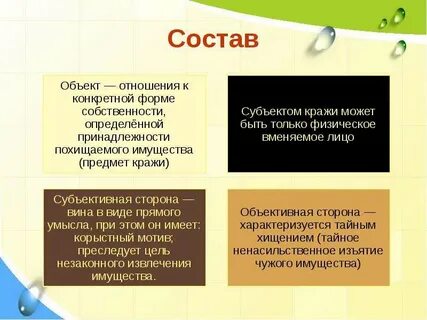 Кража особенности