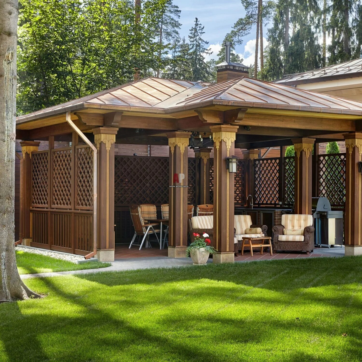 Беседка брусовая Gazebos. Сигалта беседки. Модель беседки "Грин Вуд". Беседка пергола патио мангальная. Беседки высокое