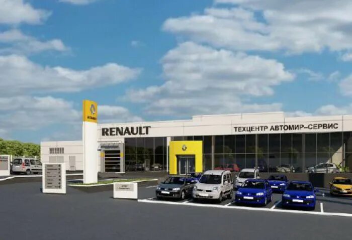 Центры renault