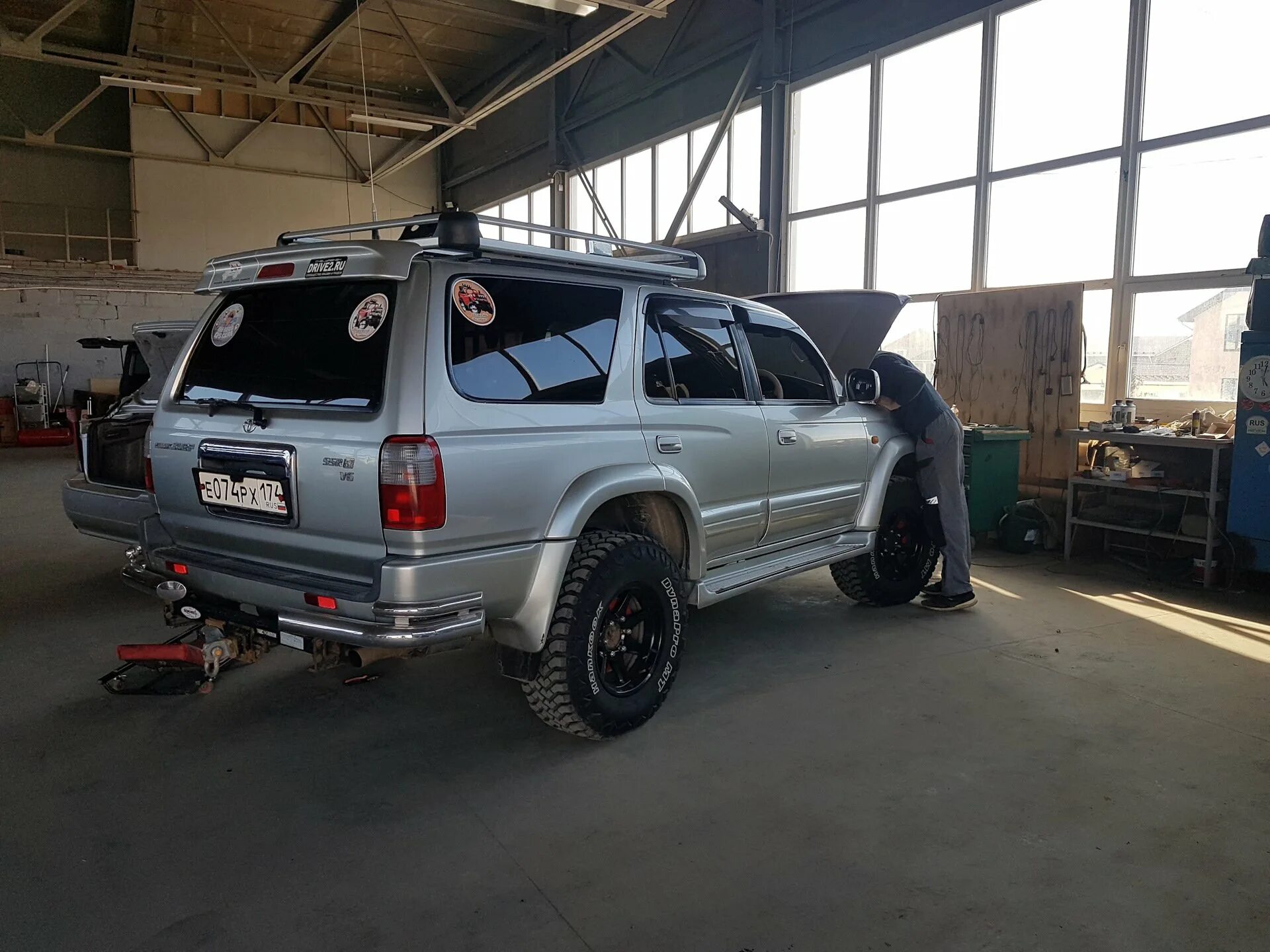 Тюнинг сурфа 185. Обвес на сурф 185. hilux surf 185. тойота хайлюкс сурф 185. toyota hilux surf 185.