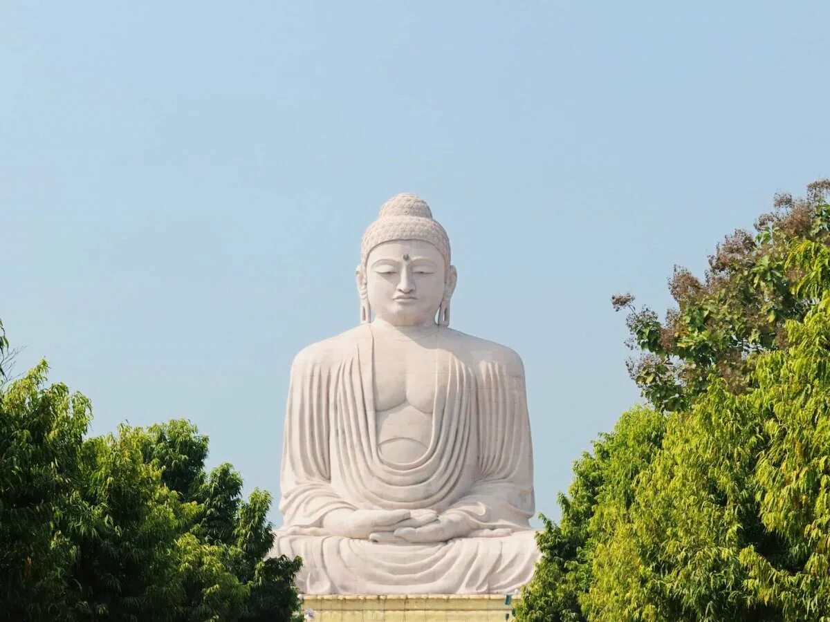 Фото будды. Будда Пурнима в Индии. Будда Шакьямуни Индия. Статуя Будды Бодхгая. Статуя Сиддхартхи Гаутамы в Бодх-Гая Индия.