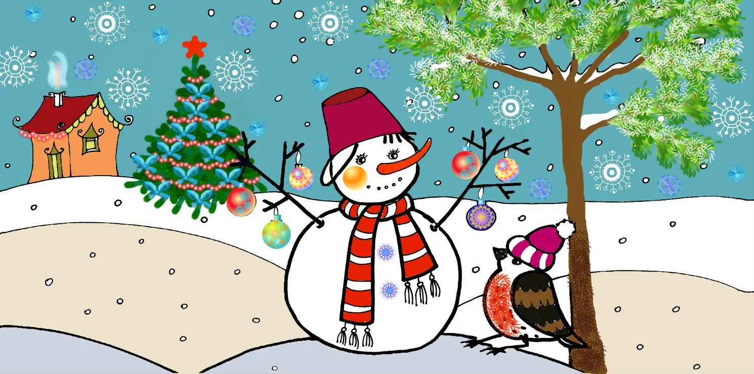 новогодняя фантазия рисовать. новый год елка снеговик. новогодние рисунки на рабочий стол. новогодние зарисовки. новогодние картинки.