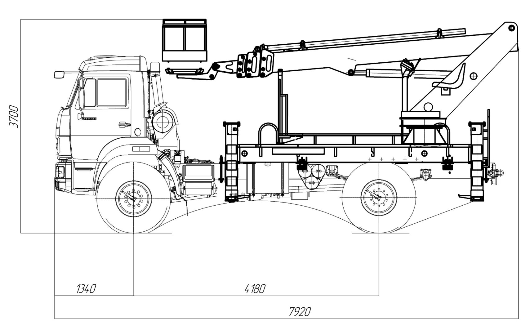 Horyong e-sky 320. Автовышка чертеж. Газ 3309 автовышка габариты. 22. Автовышка чертеж.