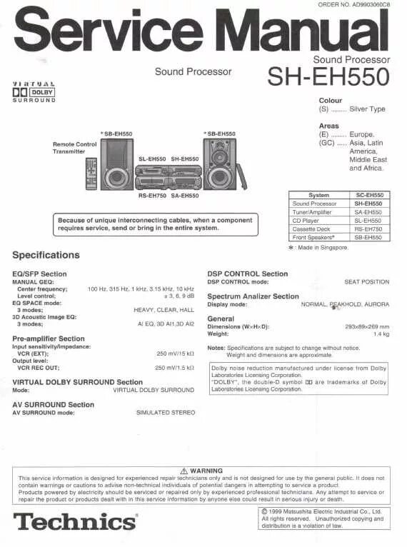Technics мануалы. Technics sh-eh550. technics sa-eh550. service manual technics sa-eh 440. technics sc-eh550 схема.