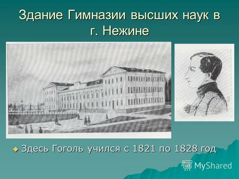В каком городе учился гоголь. Нежин гимназия высших наук Гоголь. Здесь учился Гоголь. Где учился Гоголь с 1821 по 1828 год. Гимназию высших наук в Нежине (с мая 1821 по июнь 1828).