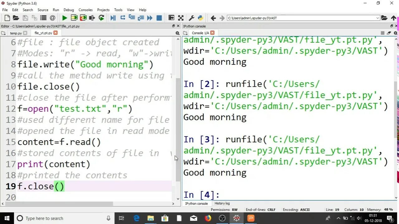 Python file. Python file