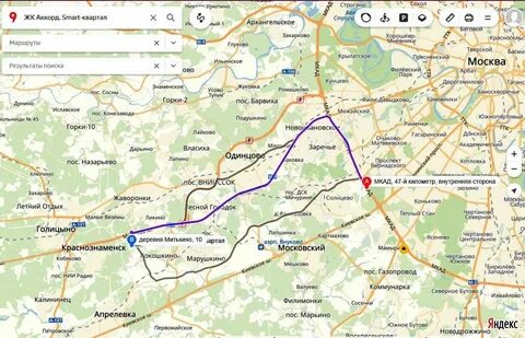 Одинцово московская область где находится